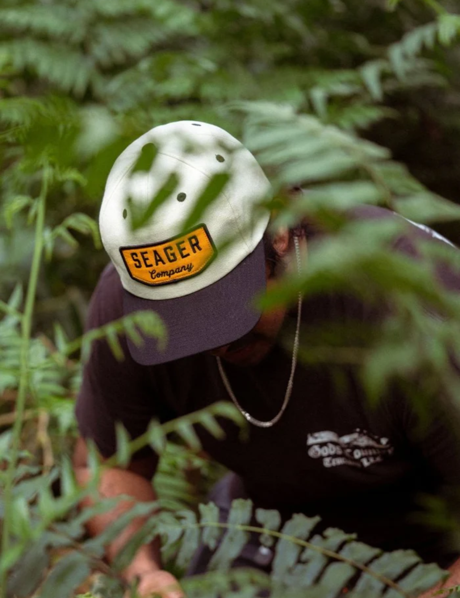 Seager Wilson Snapback Black White Men's Hat Ballcap Accessory For Men Athens GA Georgia Kempt Menswear Store Near Me