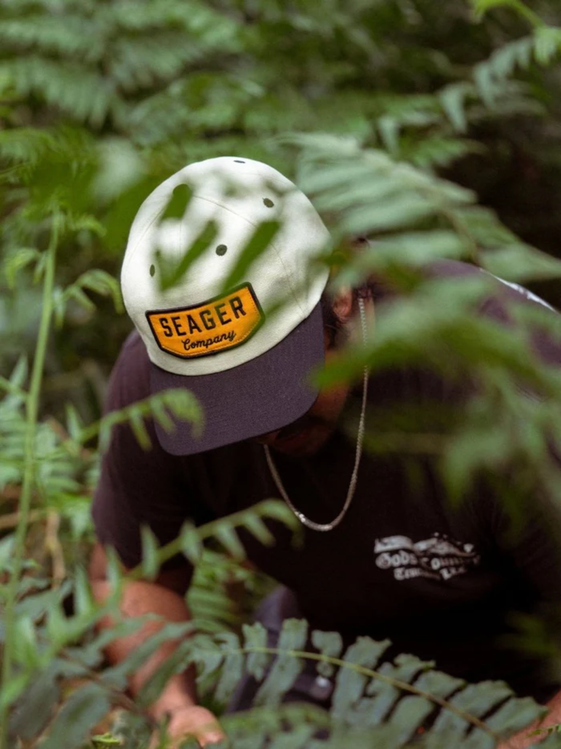 Seager Wilson Snapback Black White Men's Hat Ballcap Accessory For Men Athens GA Georgia Kempt Menswear Store Near Me