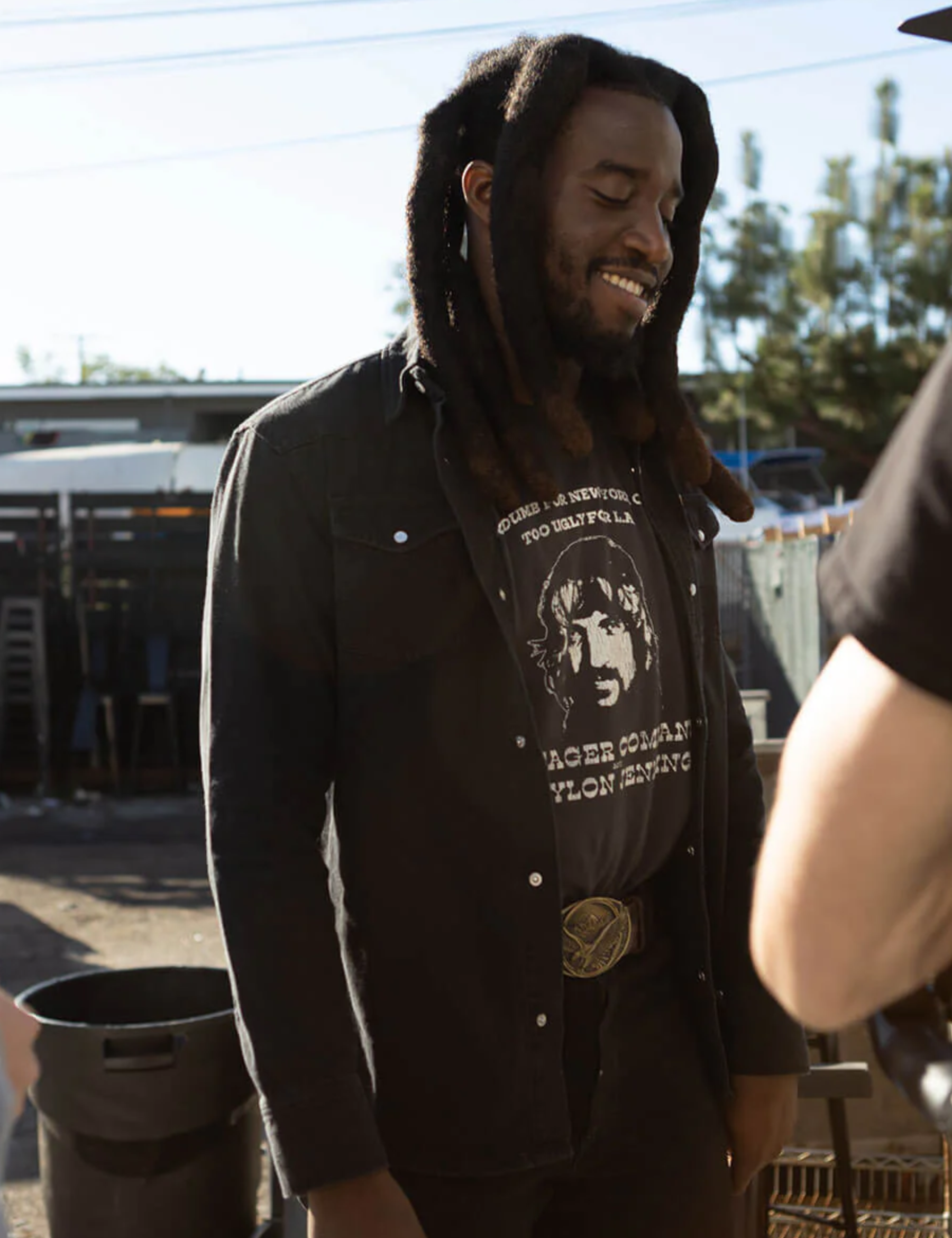 Seager X Waylon Jennings Dumb Ugly Tee Vintage Black Men's SS Short Sleeve Graphic Tee Shirt For Men Athens GA Georgia Kempt Menswear Store Near me