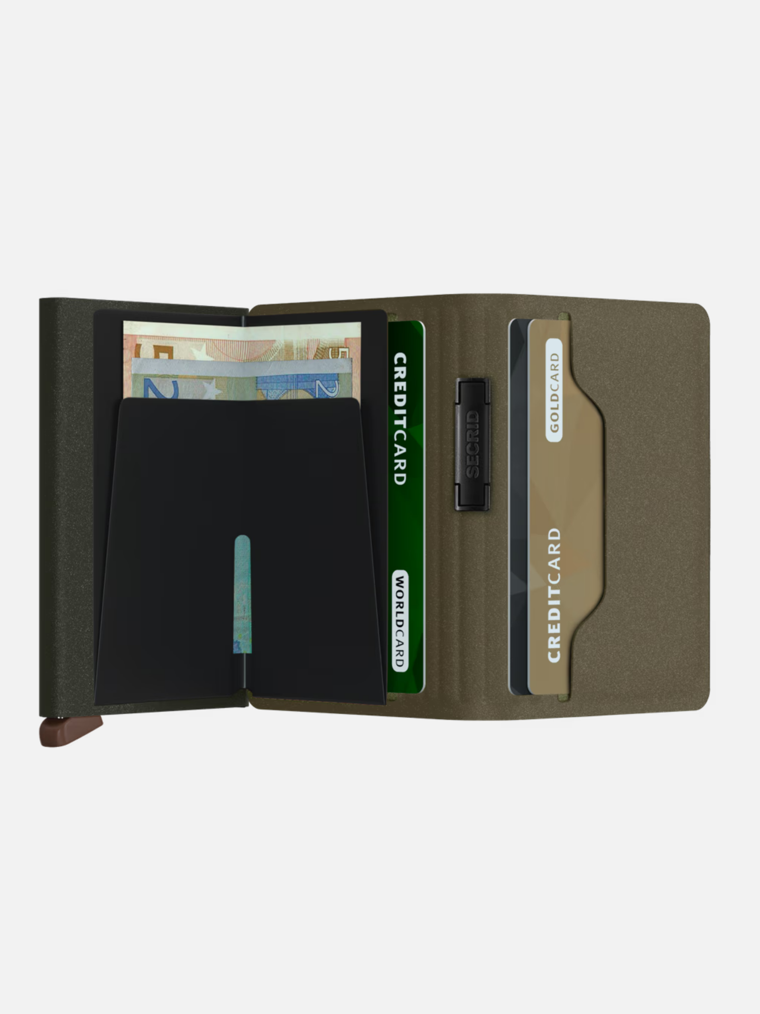 Secrid Bandwallet LIBA Green Orange Money Band Men’s Wallet Wallets for Men Gifts for him Athens GA Georgia Kempt Menswear Store Near Me