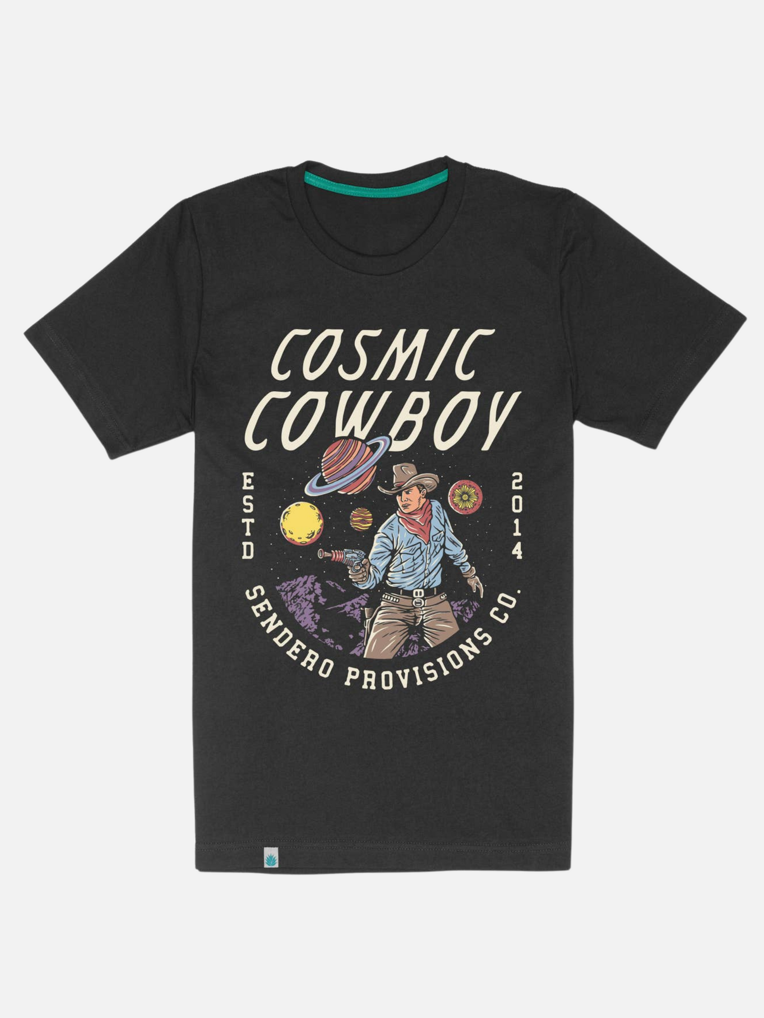 Sendero Provisions Cosmic Cowboy Graphic Tee T-shirt Men’s Tops for Men Athens GA Georgia Kempt Menswear Store Near Me