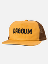 sendero daggum hat snapback trucker cap gold yellow embroidered detail mesh backing kempt athens ga georgia men's clothing store