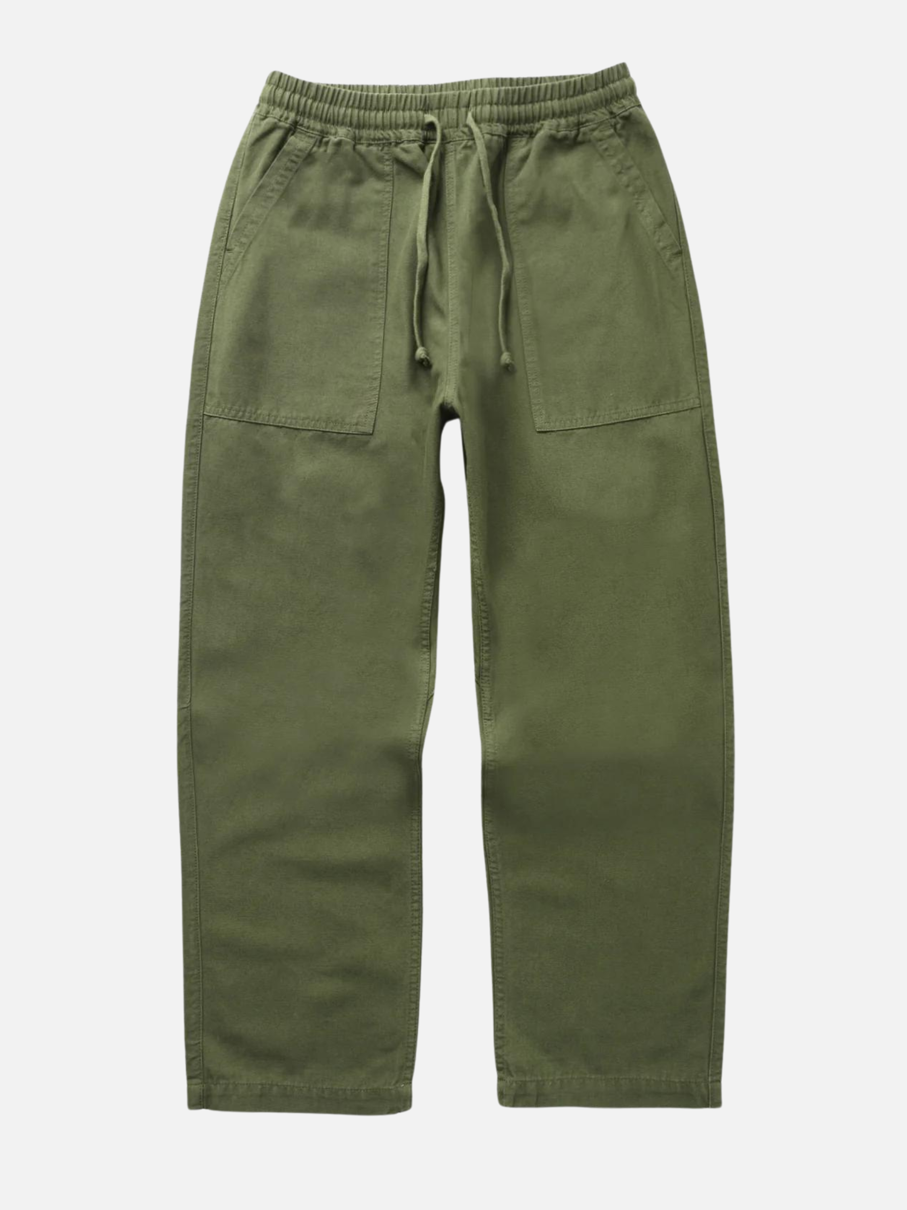 Service Works Canvas Chef Pants Olive Green Men’s Bottoms Trousers for Cooks Elastic Waistband Drawstring Athens Kempt Menswear Store