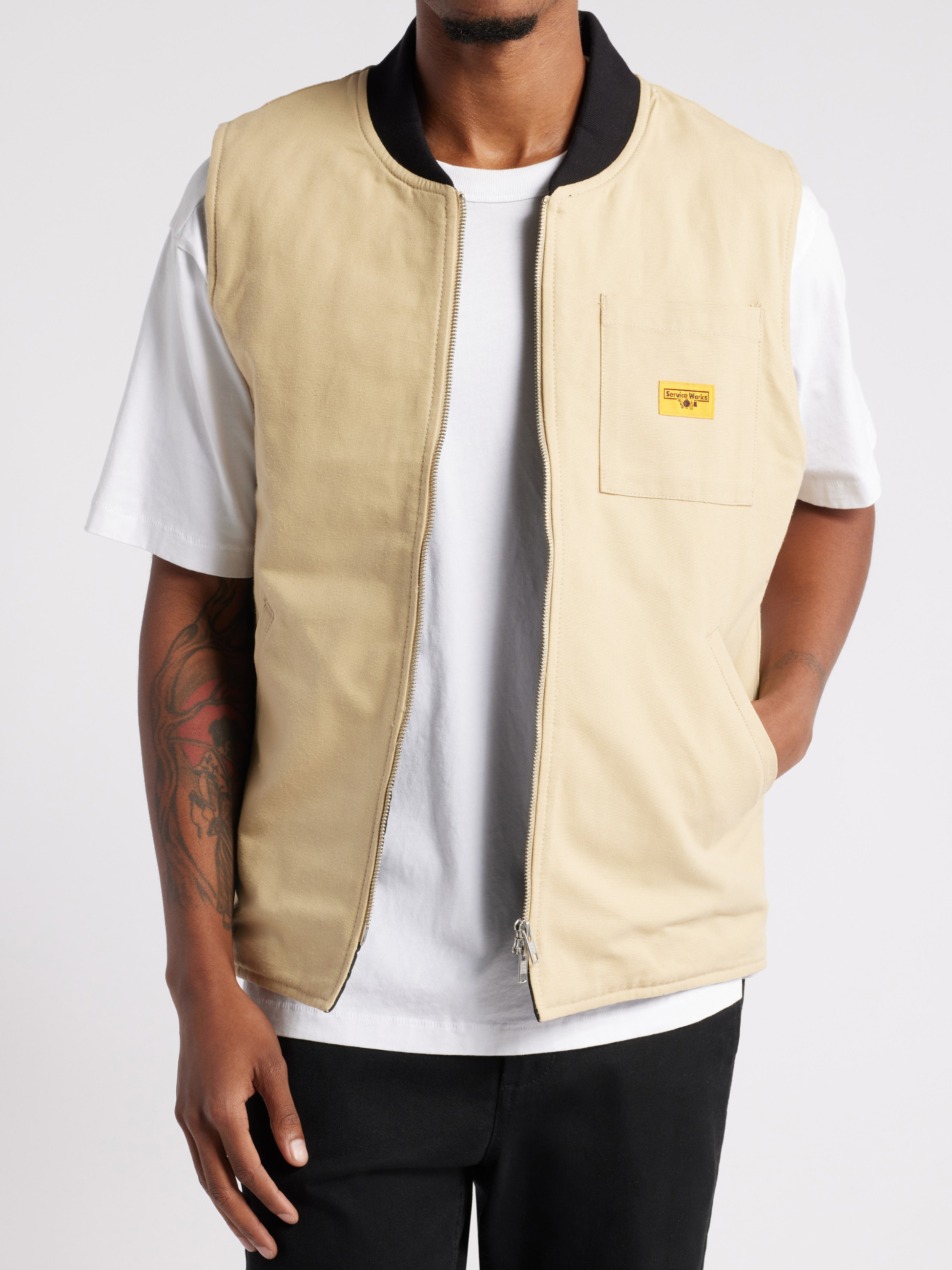 Service Works Padded Work Vest Jacket
