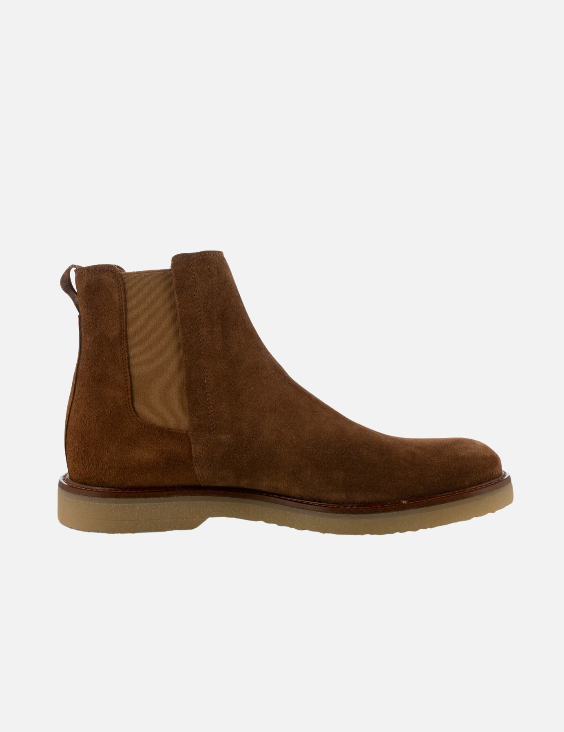 Shoe the Bear Kip Chelsea Boot Men’s Shoes Tan Suede Water Repellent Kemp Athens Menswear Store 