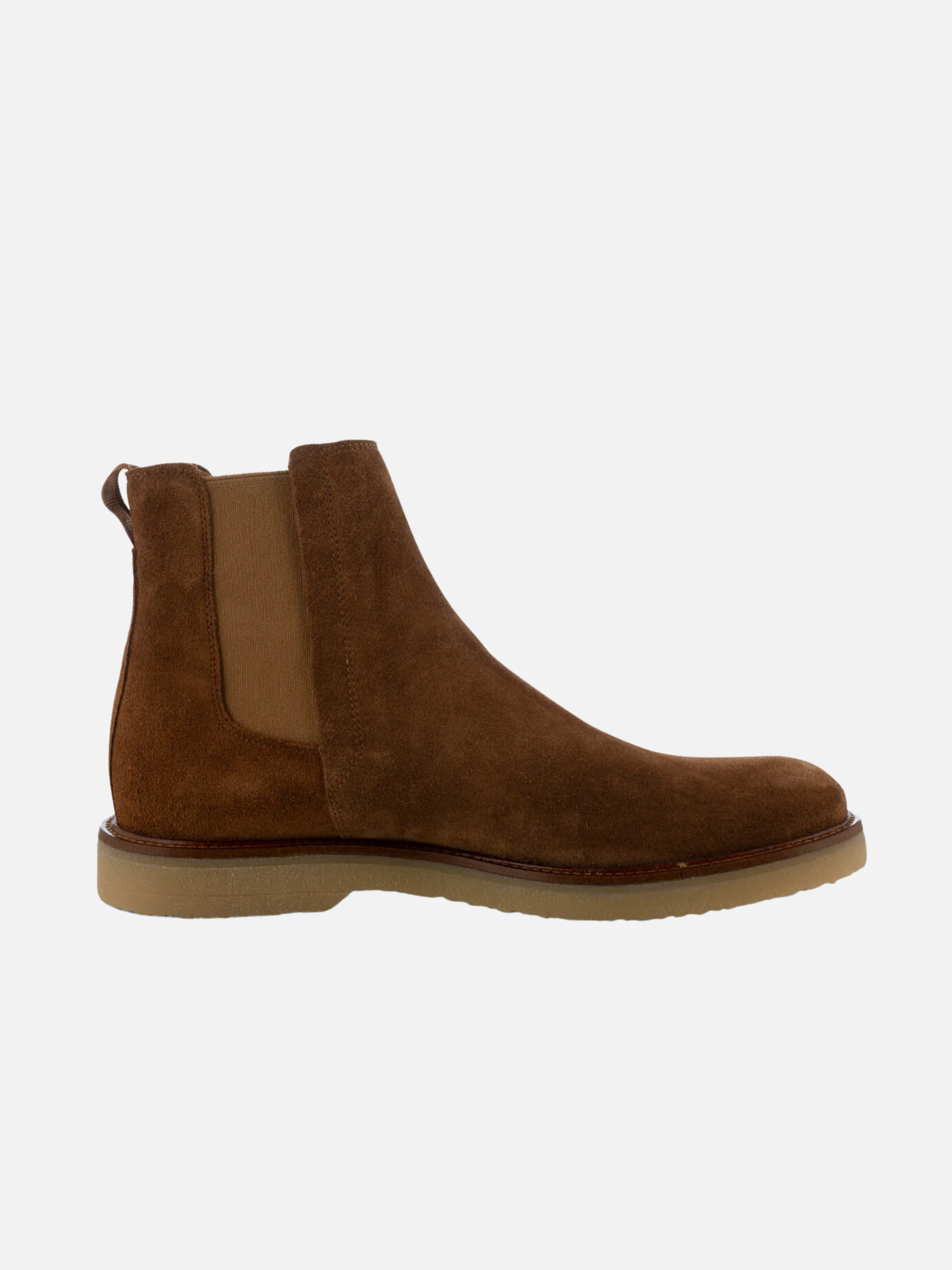 Shoe the Bear Kip Chelsea Boot Men’s Shoes Tan Suede Water Repellent Kemp Athens Menswear Store 