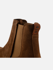 Shoe the Bear Kip Chelsea Boot Men’s Shoes Tan Suede Water Repellent Kemp Athens Menswear Store 