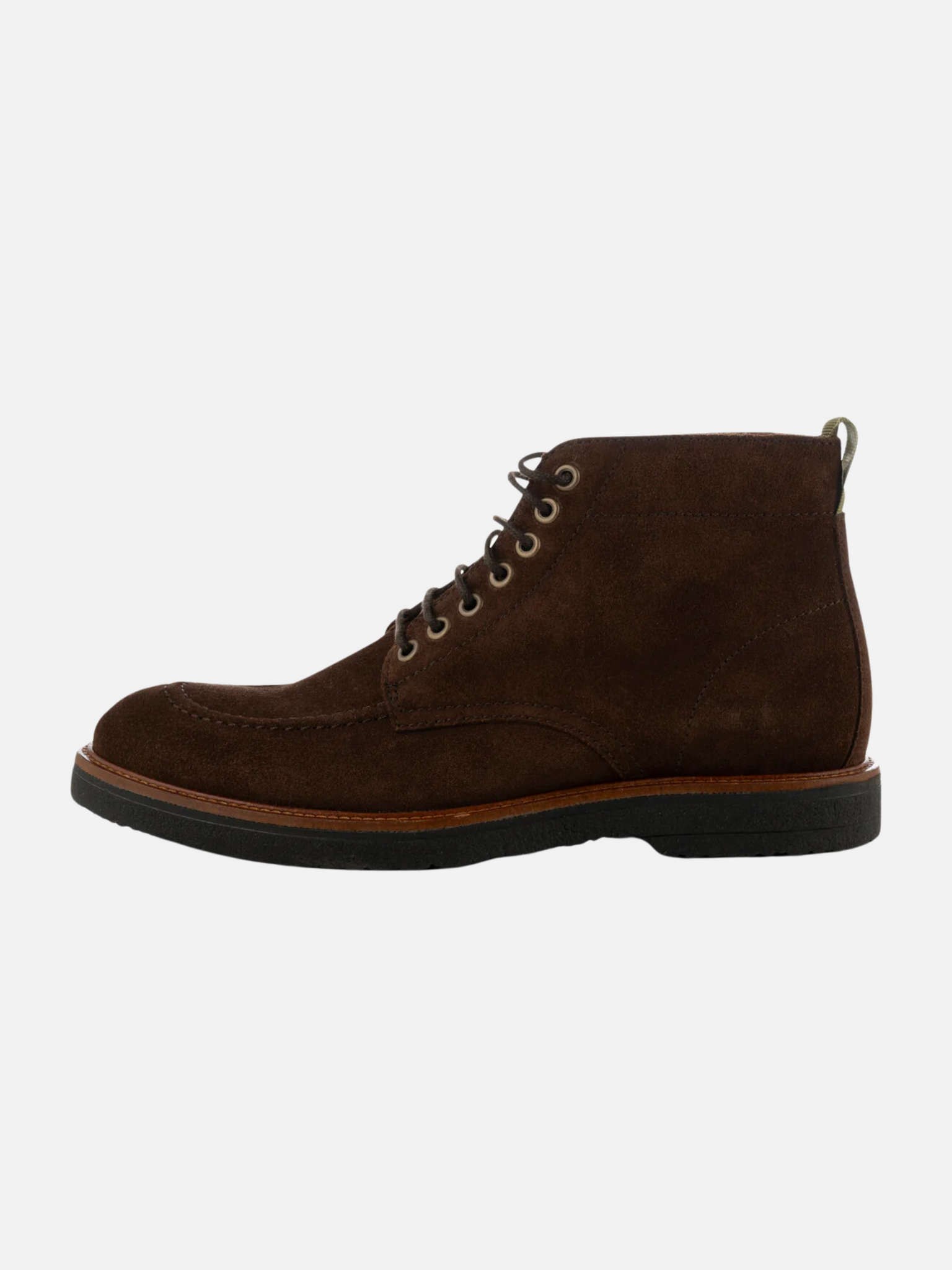 shoe the bear kip apron lace-up boot with water repellant brown suede LWG leather kempt athens ga georgia men's clothing store