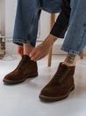shoe the bear kip apron lace-up boot with water repellant brown suede LWG leather kempt athens ga georgia men's clothing store
