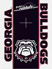 University of Georgia UGA Bulldog Pocket Coinhole Tabletop Tailgate Miniature Family Boardgame Gift For Husband Friends Dad Boyfriend Student Athens GA Georgia Kempt Menswear Store Near Me
