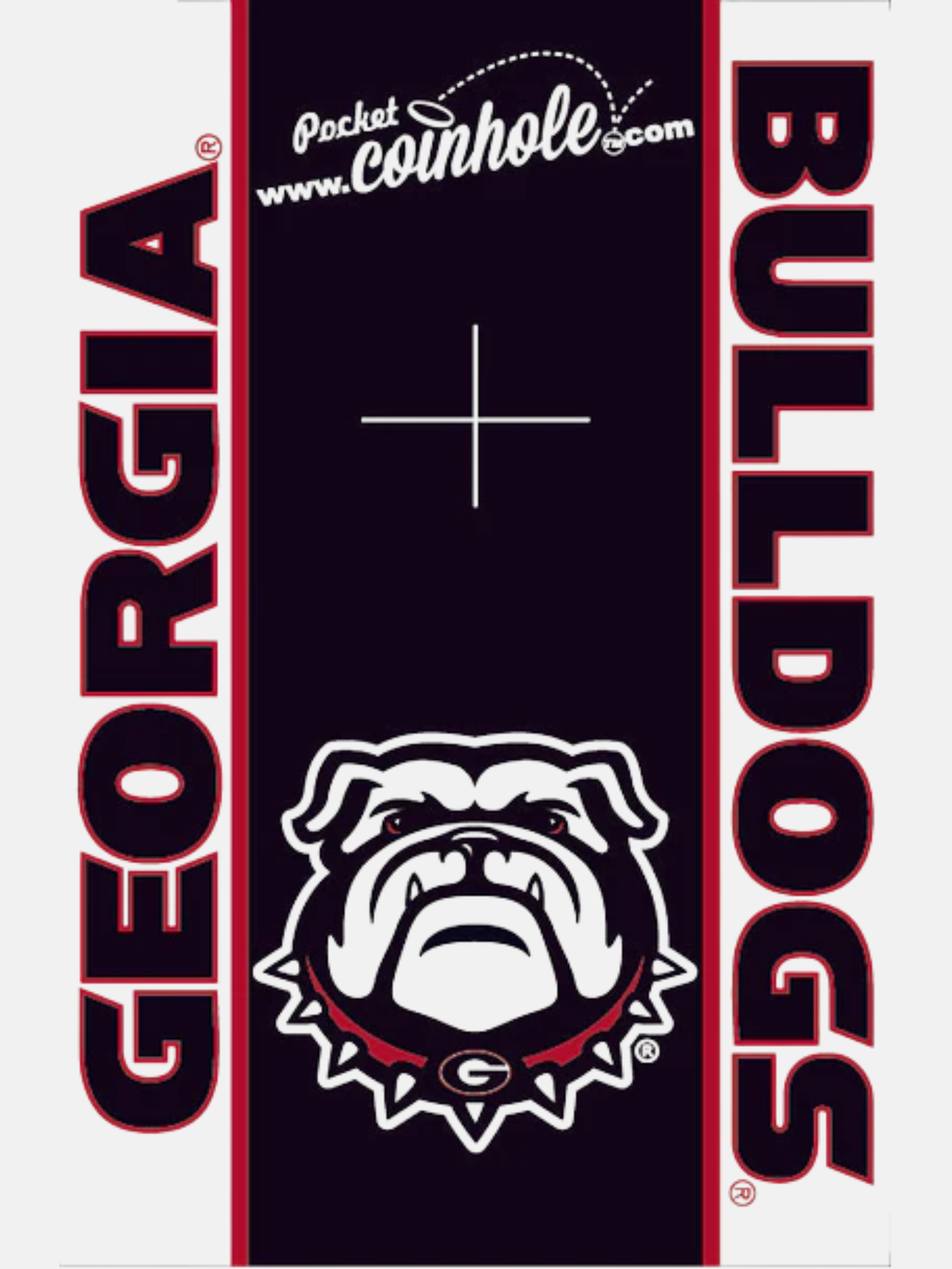 University of Georgia UGA Bulldog Pocket Coinhole Tabletop Tailgate Miniature Family Boardgame Gift For Husband Friends Dad Boyfriend Student Athens GA Georgia Kempt Menswear Store Near Me