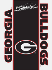 University of Georgia UGA Pocket Coinhole Tabletop Tailgate Miniature Family Boardgame Gift For Husband Friends Dad Boyfriend Student Athens GA Georgia Kempt Menswear Store Near Me