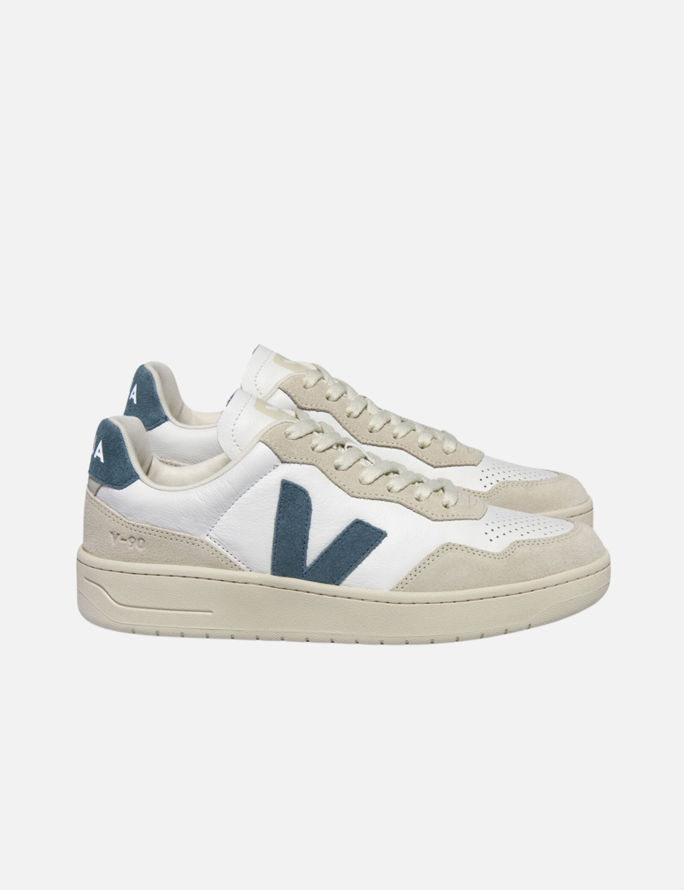 VEJA V-90 Leather Sneaker White California Men’s and Women’s Shoes Athens GA Georgia Kempt Menswear Store