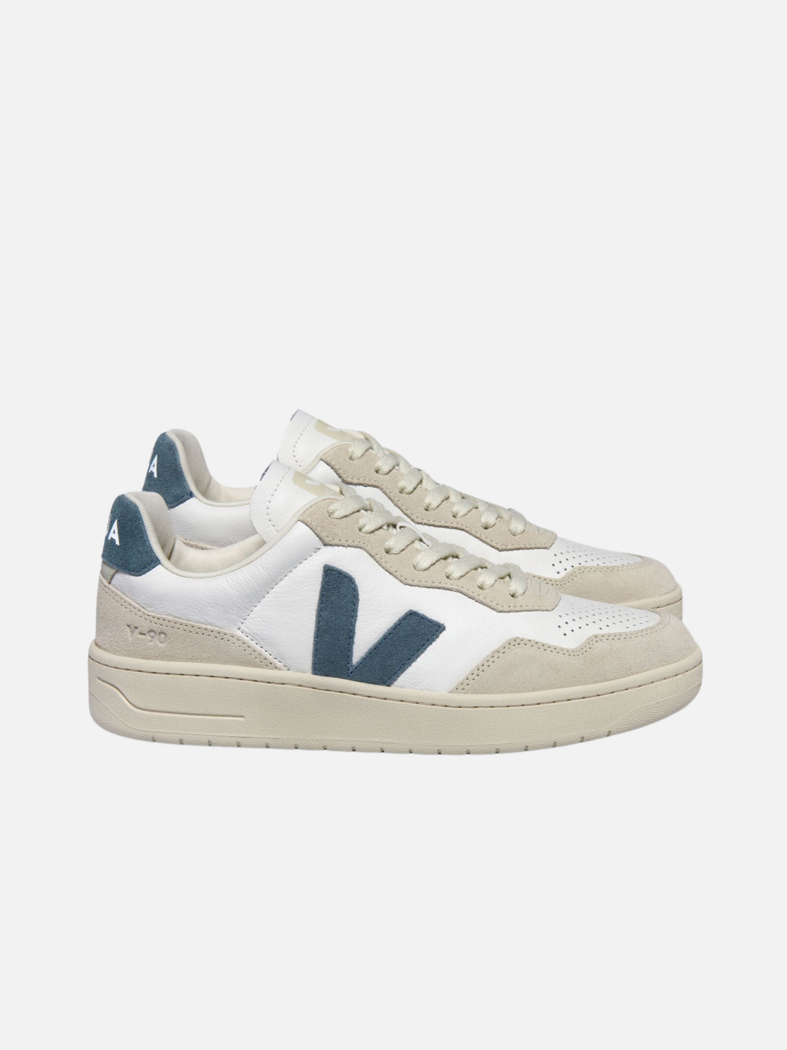 VEJA V-90 Leather Sneaker White California Men’s and Women’s Shoes Athens GA Georgia Kempt Menswear Store