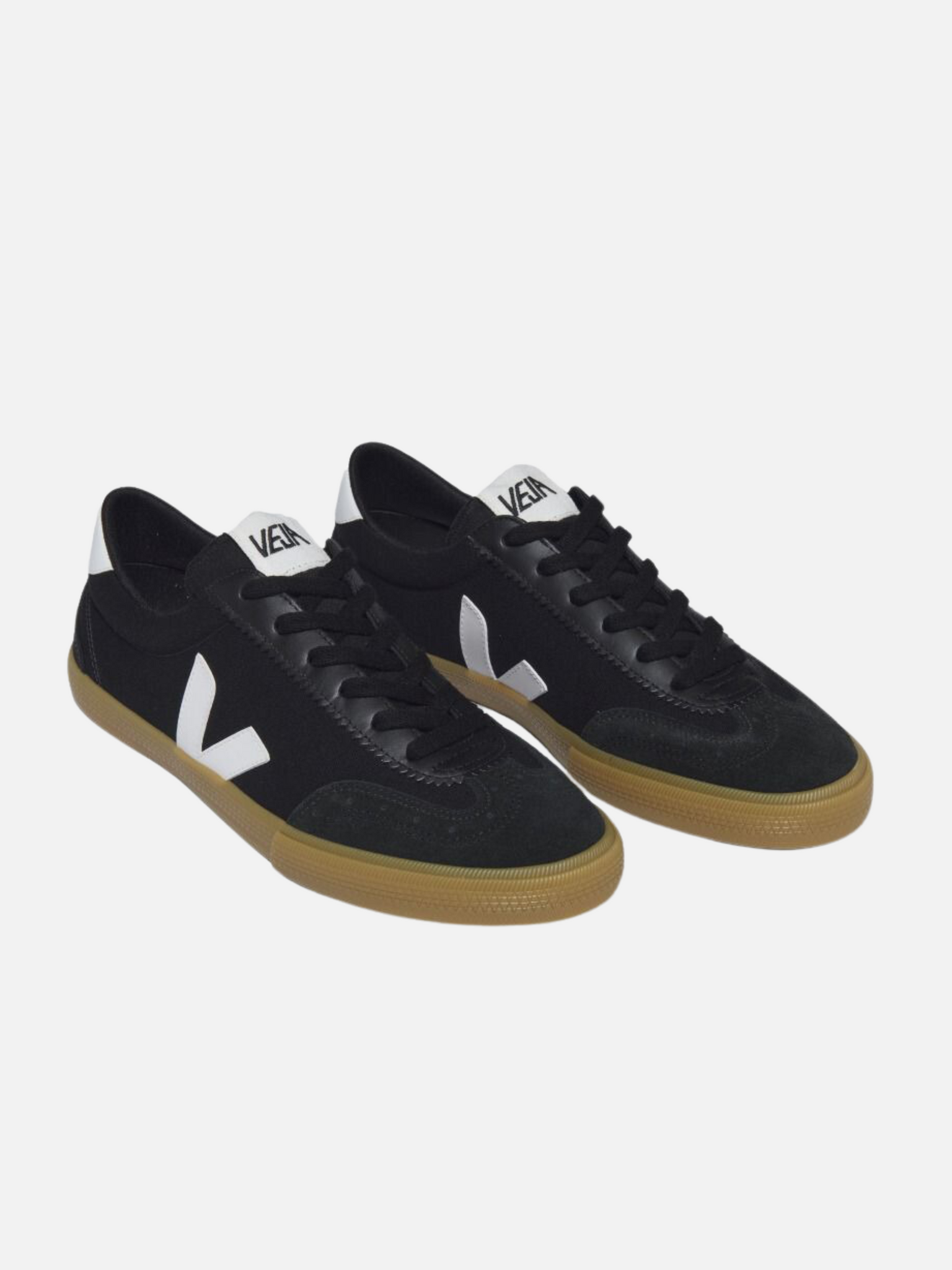 VEJA Volley Canvas Sneaker - Black White Natural – Kempt VEJA Volley Canvas Sneaker - Black White Natural – Kempt