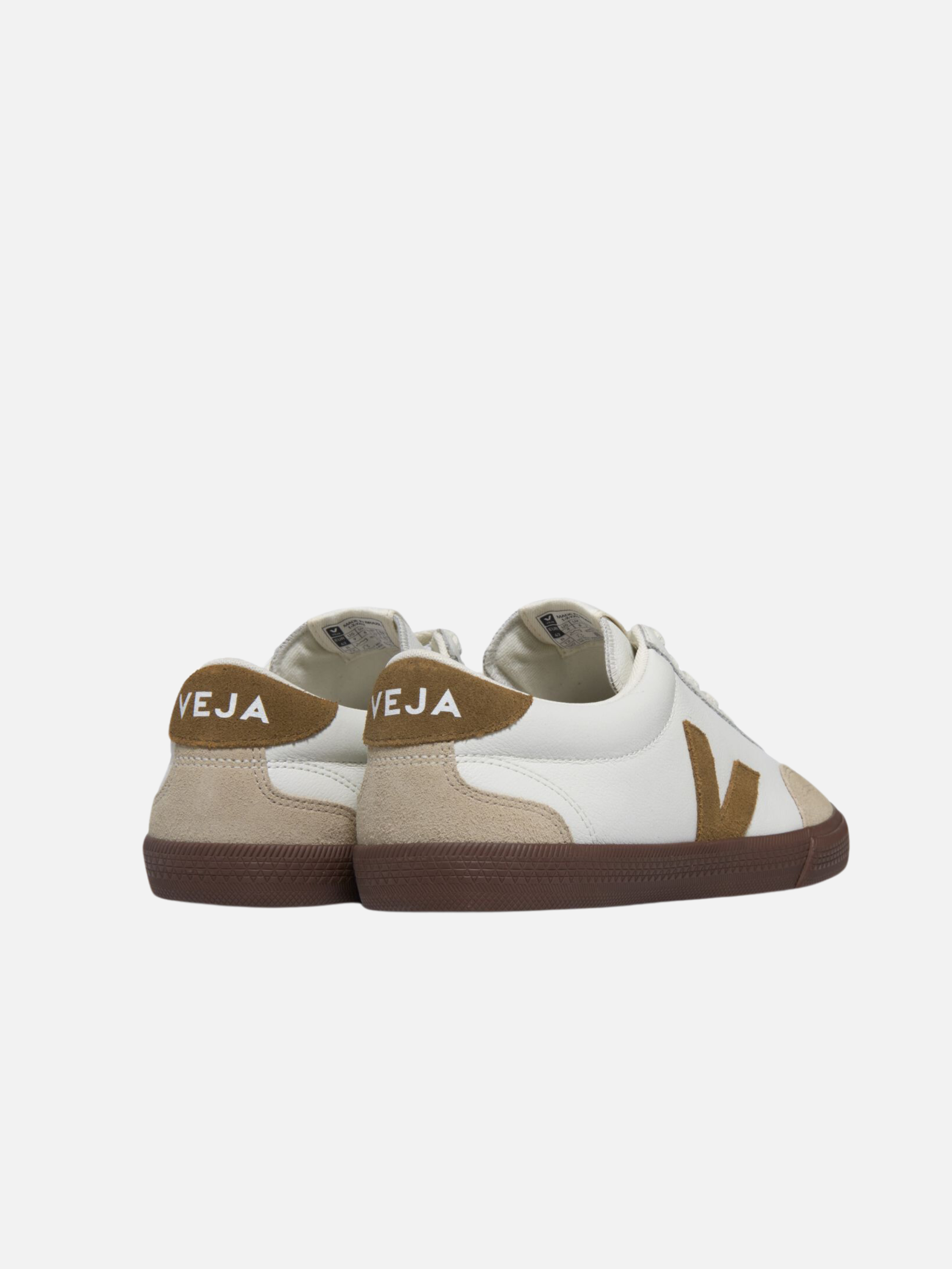VEJA Volley Leather Sneaker White Tent Bark Men’s Shoes Athens GA Georgia Kempt Menswear Store