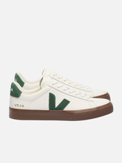 Veja Campo Leather Sneaker White Cyprus Green Bark Dark Sole Fall Winter Men’s Women’s Shoes for Men Women Shoe Athens GA Georgia Kempt Menswear Store Near Me