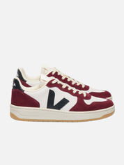 Veja V-10 Leather Sneaker White Black Amarante Red Burgundy Fall Winter Men’s Women’s Shoes for Men Women Shoe Athens GA Georgia Kempt Menswear Store Near Me