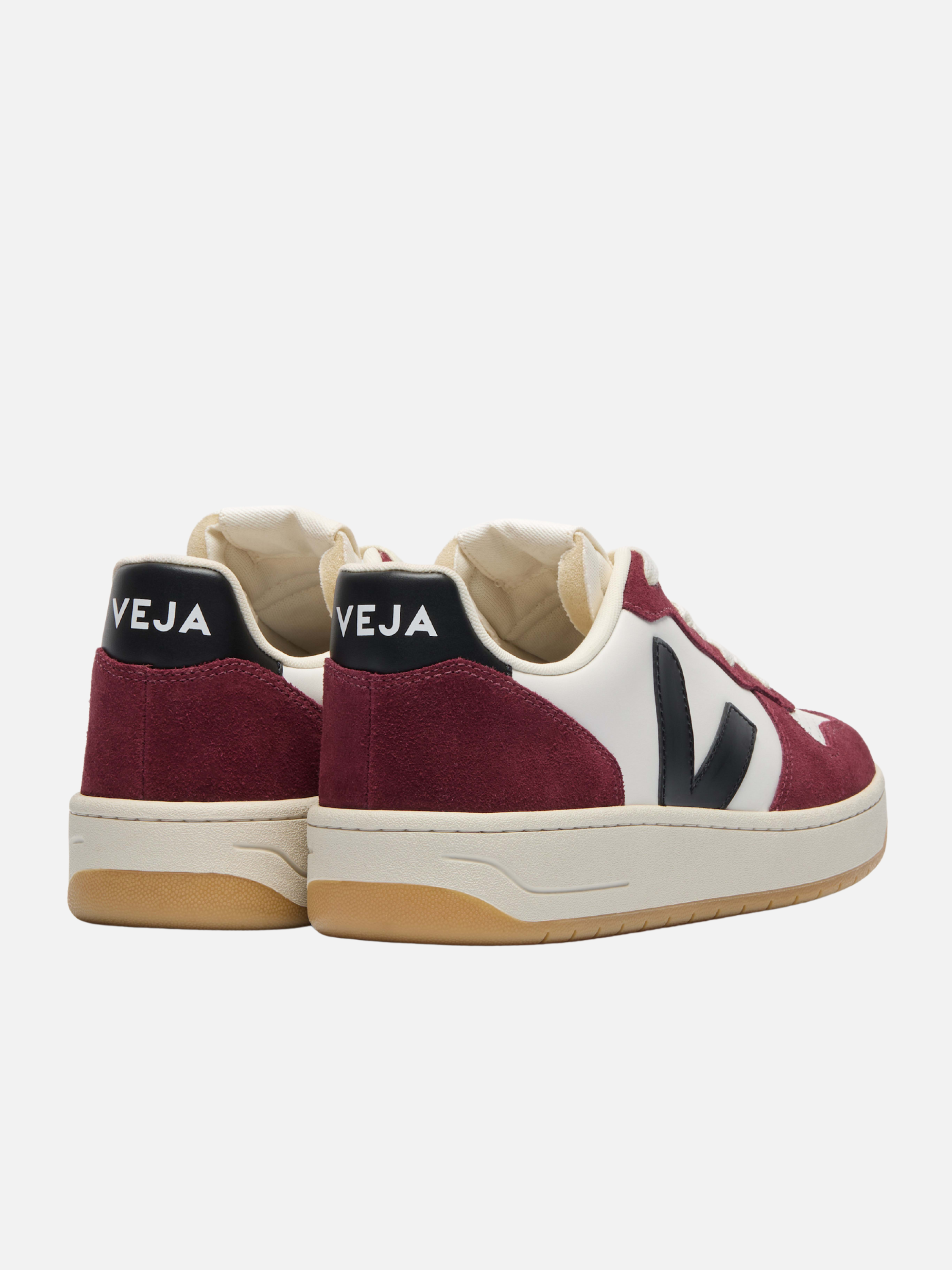 Veja V-10 Leather Sneaker White Black Amarante Red Burgundy Fall Winter Men’s Women’s Shoes for Men Women Shoe Athens GA Georgia Kempt Menswear Store Near Me