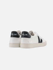 VEJA Sneaker Campo Leather Extra White Black Kempt Athens Georgia Mens Womens UGA White Leather Shoe