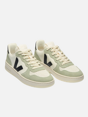 Veja V-10 Leather Sneaker Pure Black Clay Unisex Trainer Style Shoe Athens Ga Georgia Kempt Menswear Store Near Me