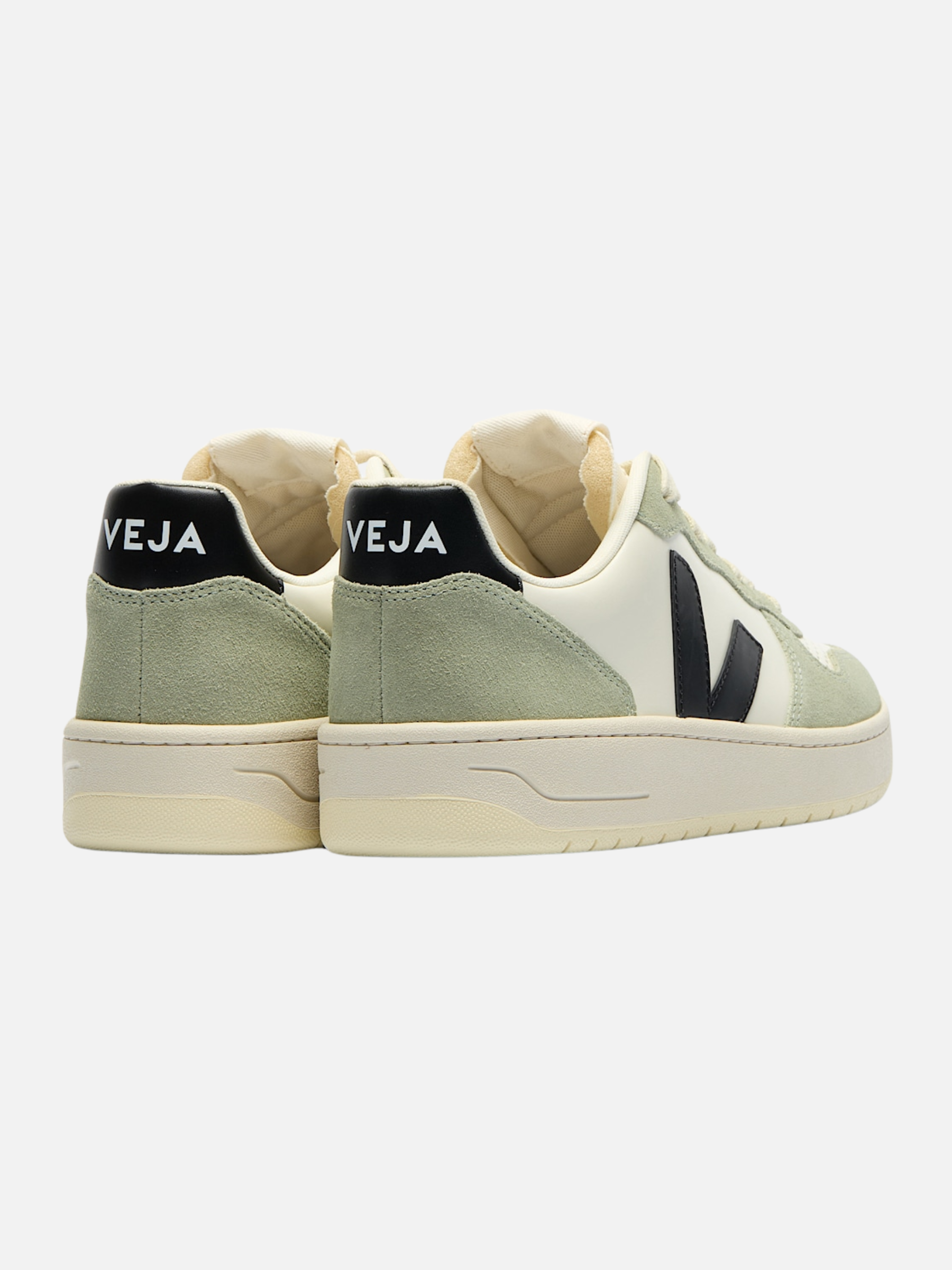 Veja V-10 Leather Sneaker Pure Black Clay Unisex Trainer Style Shoe Athens Ga Georgia Kempt Menswear Store Near Me