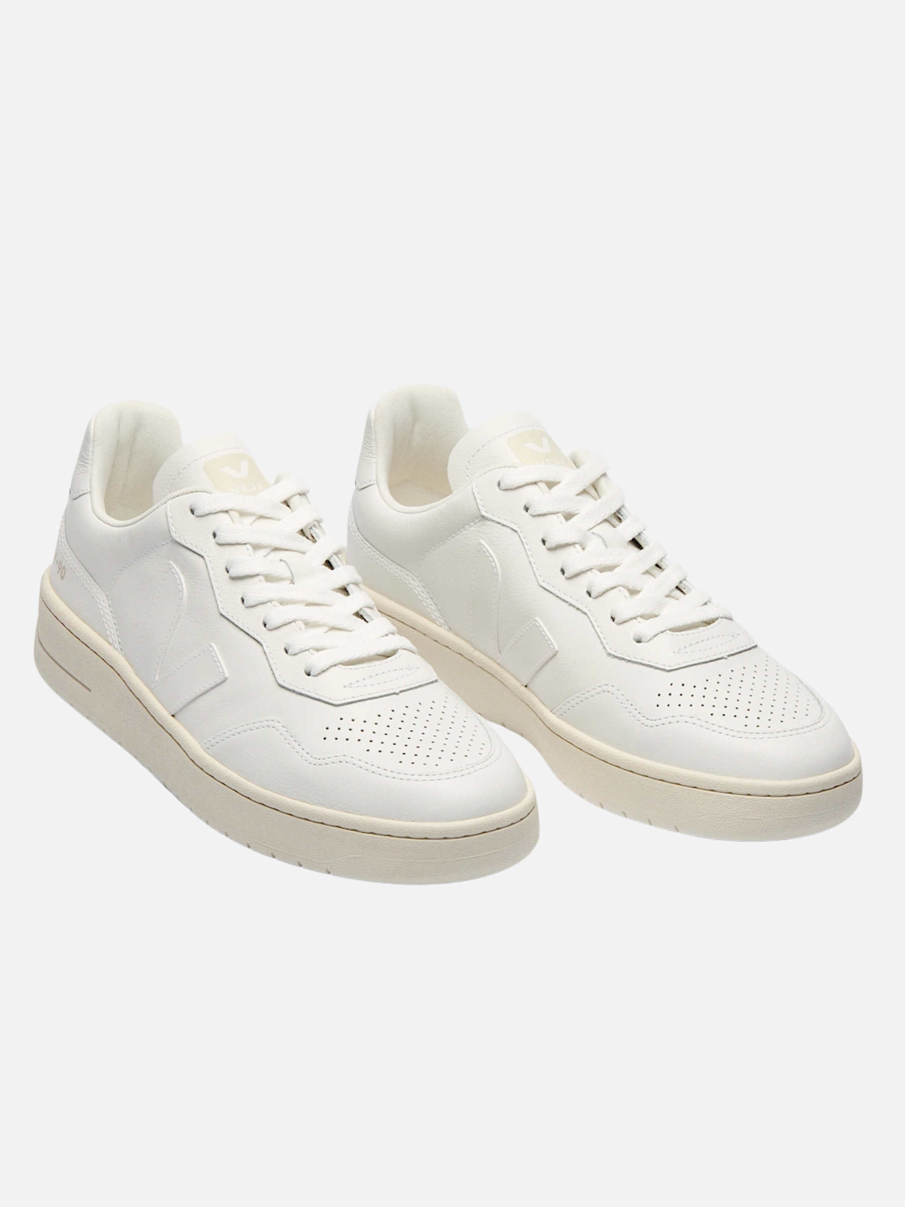 Veja V-90 Leather Sneaker Extra White Unisex Shoe Athens GA Georgia Kempt Menswear Store Near Me
