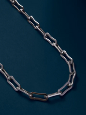 Waterproof Silver Large Cable Chain Necklace Men's 20"/22" Inch Chain Accessory For Men Athens GA Georgia Kempt Menswear Store Near Me