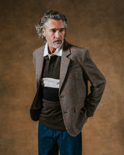 Wax Rowhill Rugby Shirt - Brown/Black