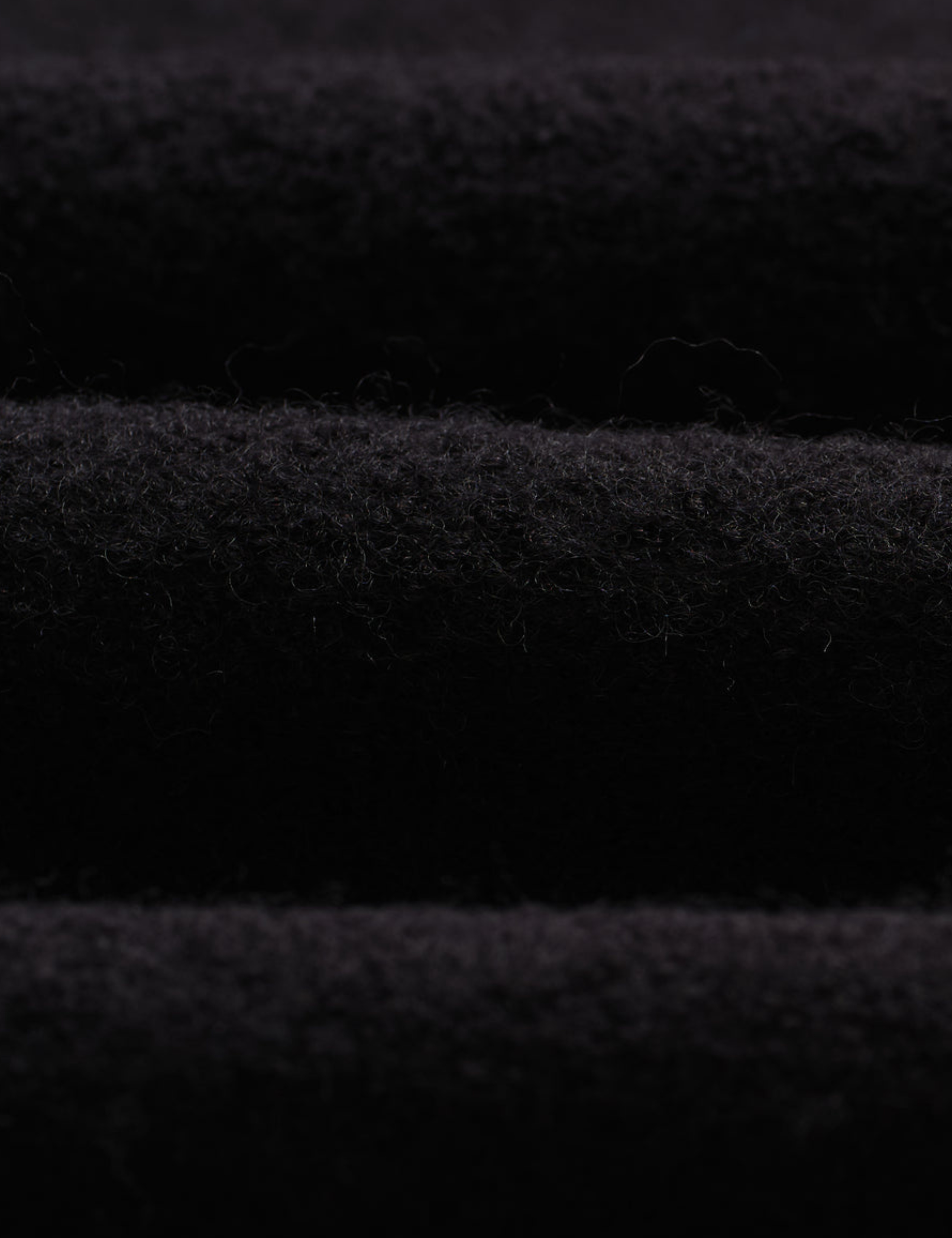 Wax London Eldon Jacket Boiled Wool Midnight Black Zip Up Collared Men’s Outerwear Tops for Men Winter Fall Athens GA Georgia Kempt Menswear Store Near Me