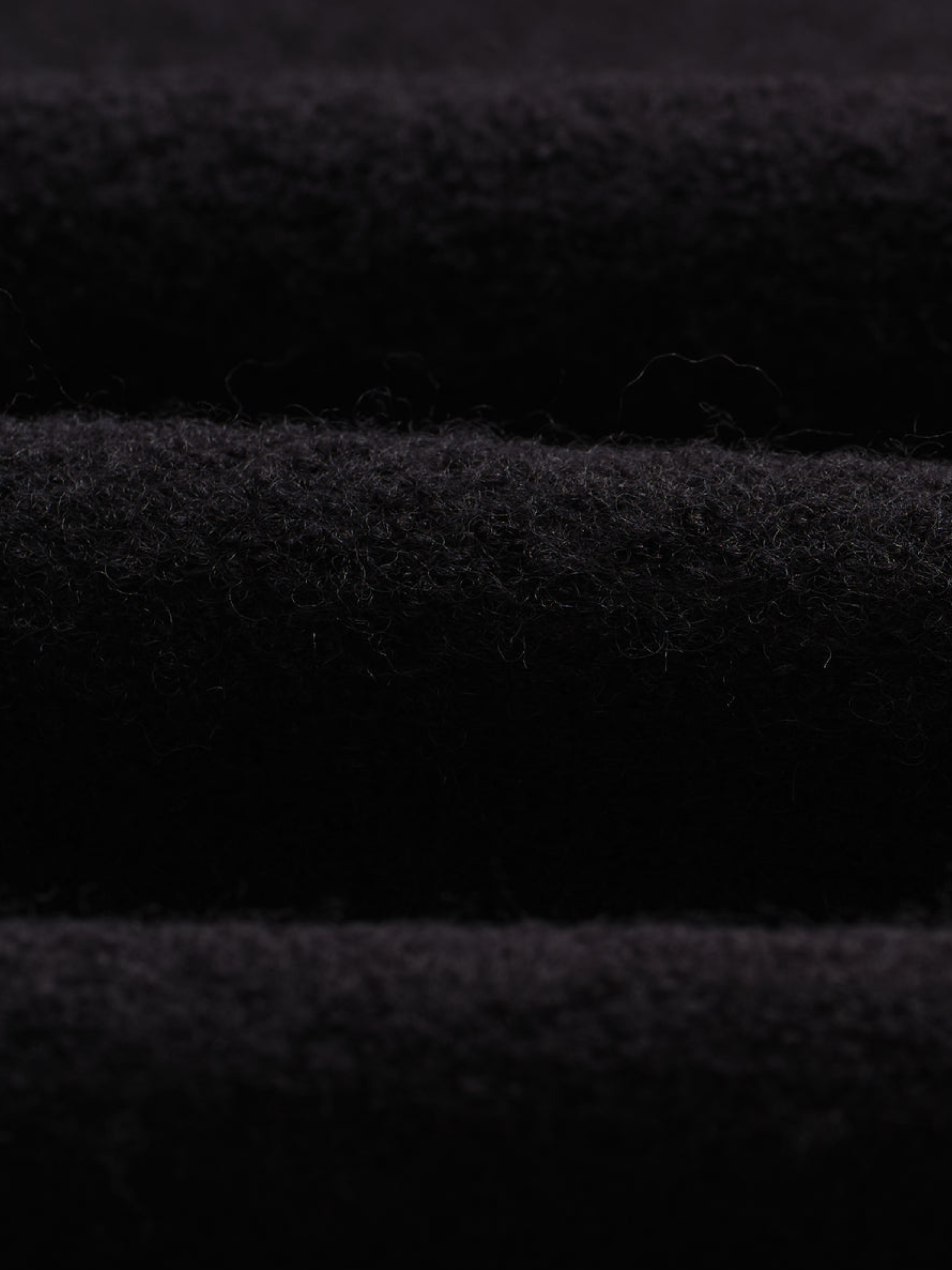 Wax London Eldon Jacket Boiled Wool Midnight Black Zip Up Collared Men’s Outerwear Tops for Men Winter Fall Athens GA Georgia Kempt Menswear Store Near Me