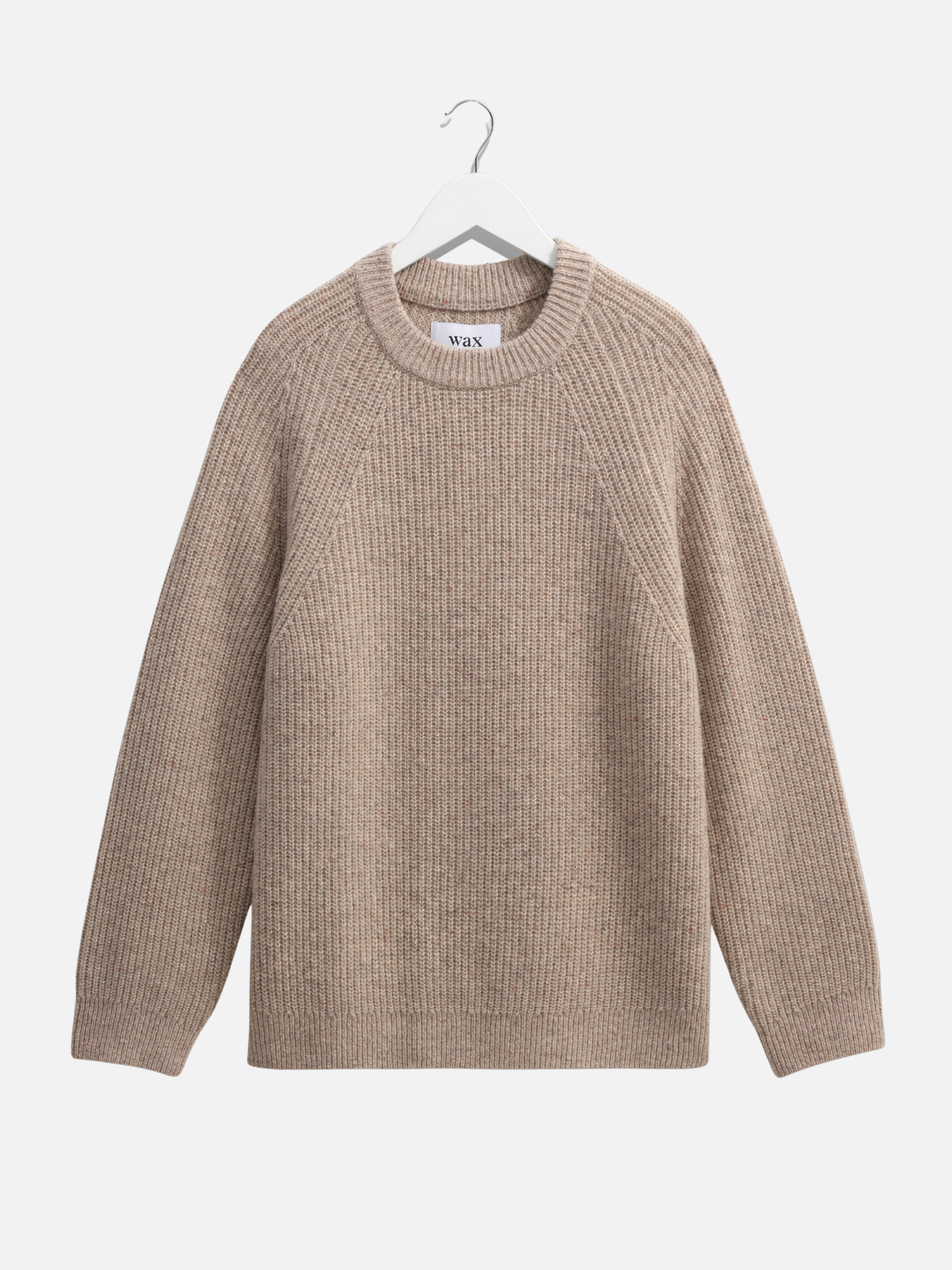 Wax London Hayne Crew Natural Cream LS Long Sleeve Sweater Men’s Winter Fall Tops for Men Athens GA Georgia Kempt Menswear Store Near Me