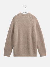 Wax London Hayne Crew Natural Cream LS Long Sleeve Sweater Men’s Winter Fall Tops for Men Athens GA Georgia Kempt Menswear Store Near Me