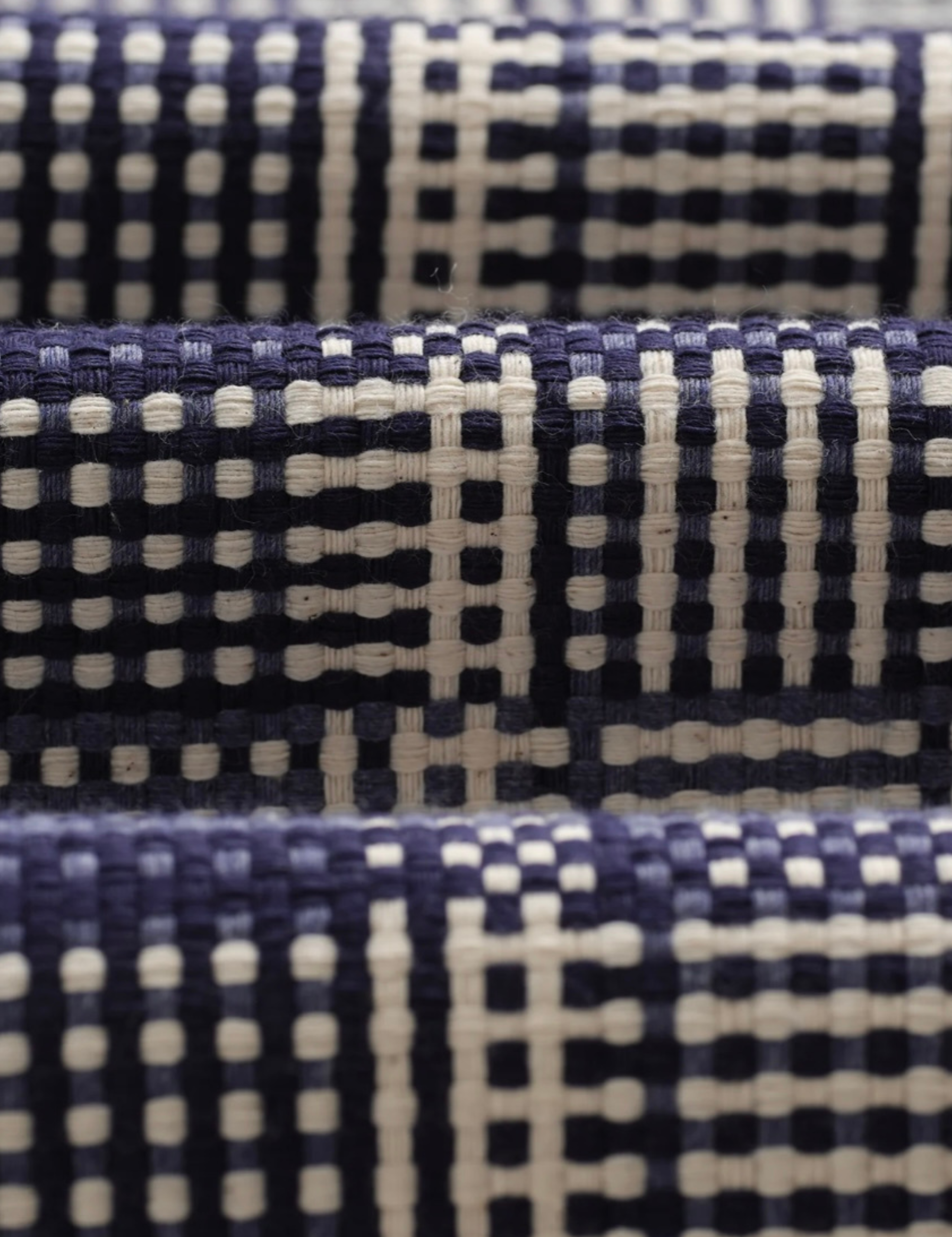 Wax London Whiting Overshirt Blu Ecru Plaid Pattern Basket Weave Outerwear Layer Fall Winter Men’s Tops for Men LS Long Sleeve Collared Button Up Athens GA Georgia Kempt Menswear Store Near Me