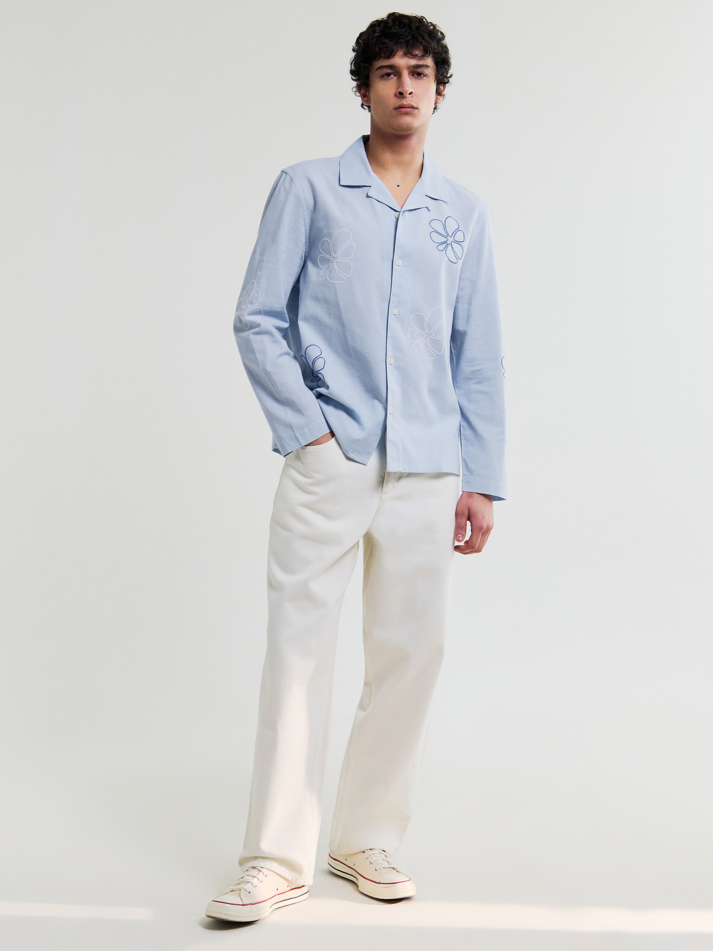 Wax Corey Cross Stitch Shirt