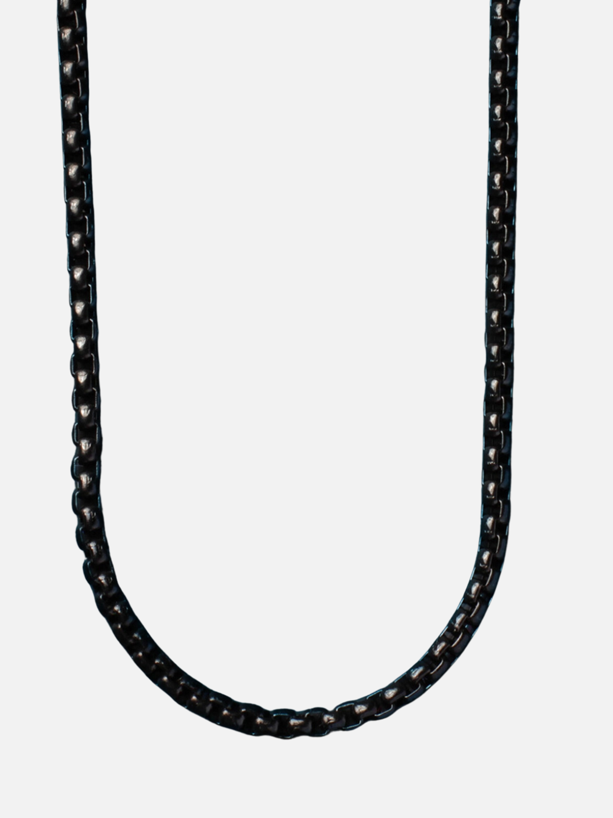 Black Stainless Steel Chain Necklace