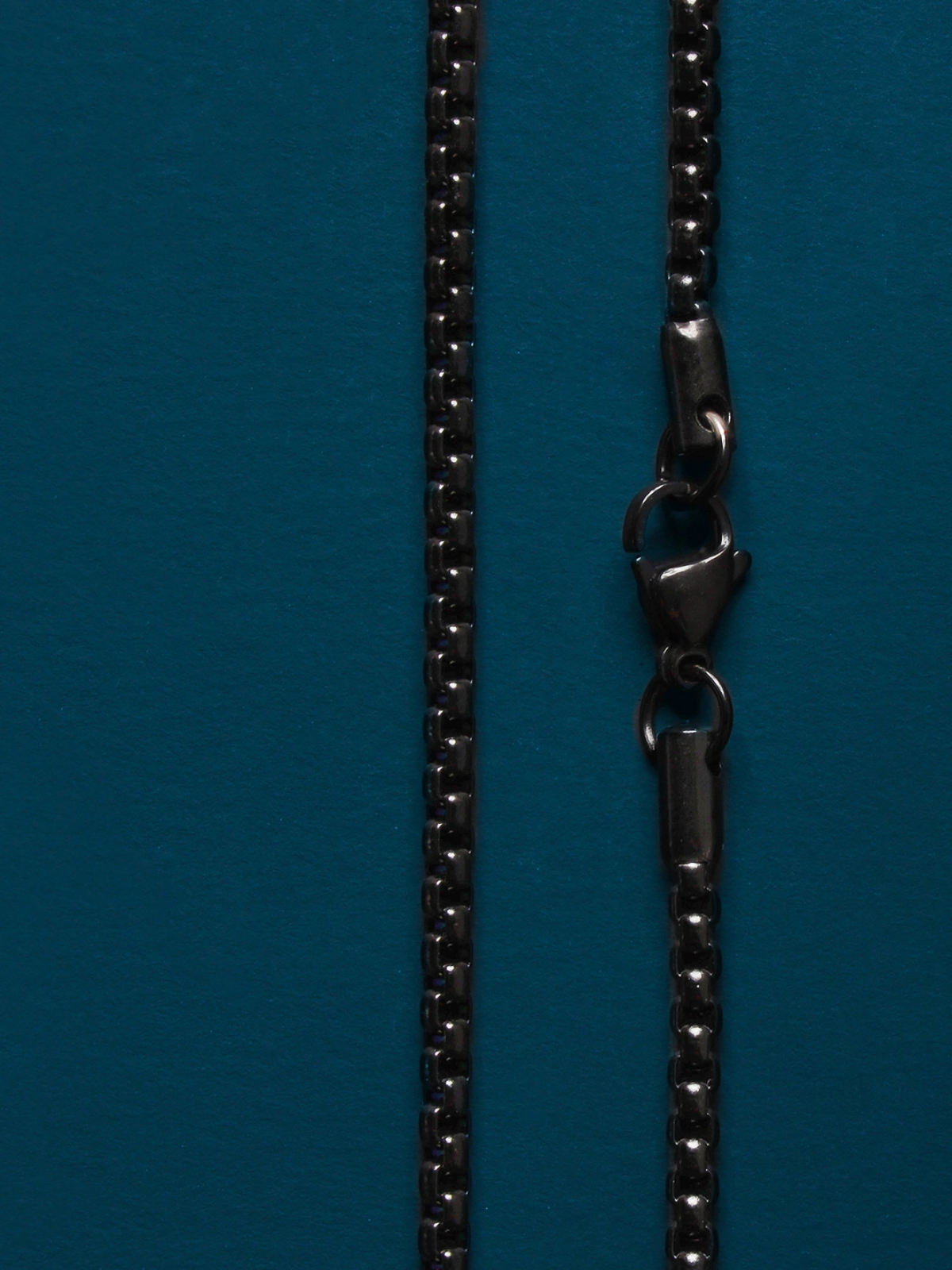 Black Stainless Steel Chain Necklace