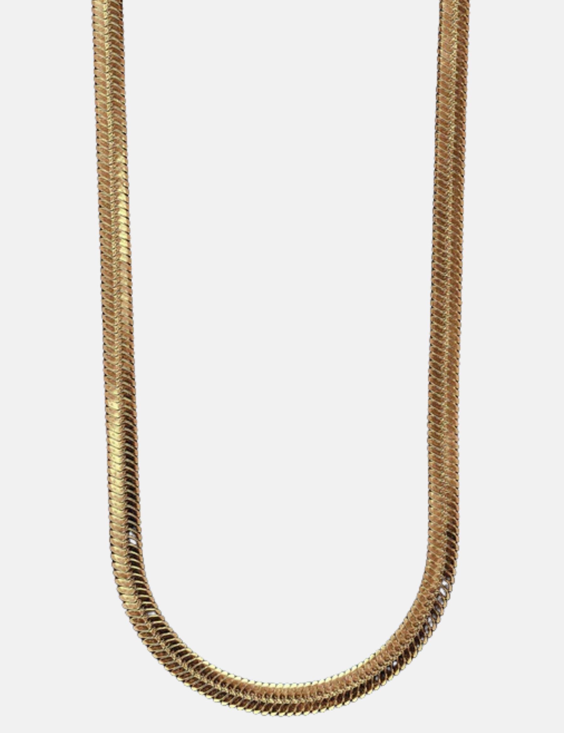 We Are All Smith Herringbone Gold Herringbone Chain Necklace Men's Gold Plated Accessory For Men Athens GA Georgia Kempt Menswear Store Near Me