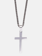 We Are All Smith Stainless Steel Cross Chain Necklace Men's 18" Inch Box Chain Necklace For Men Athens GA Georgia Kempt Menswear Store Near Me