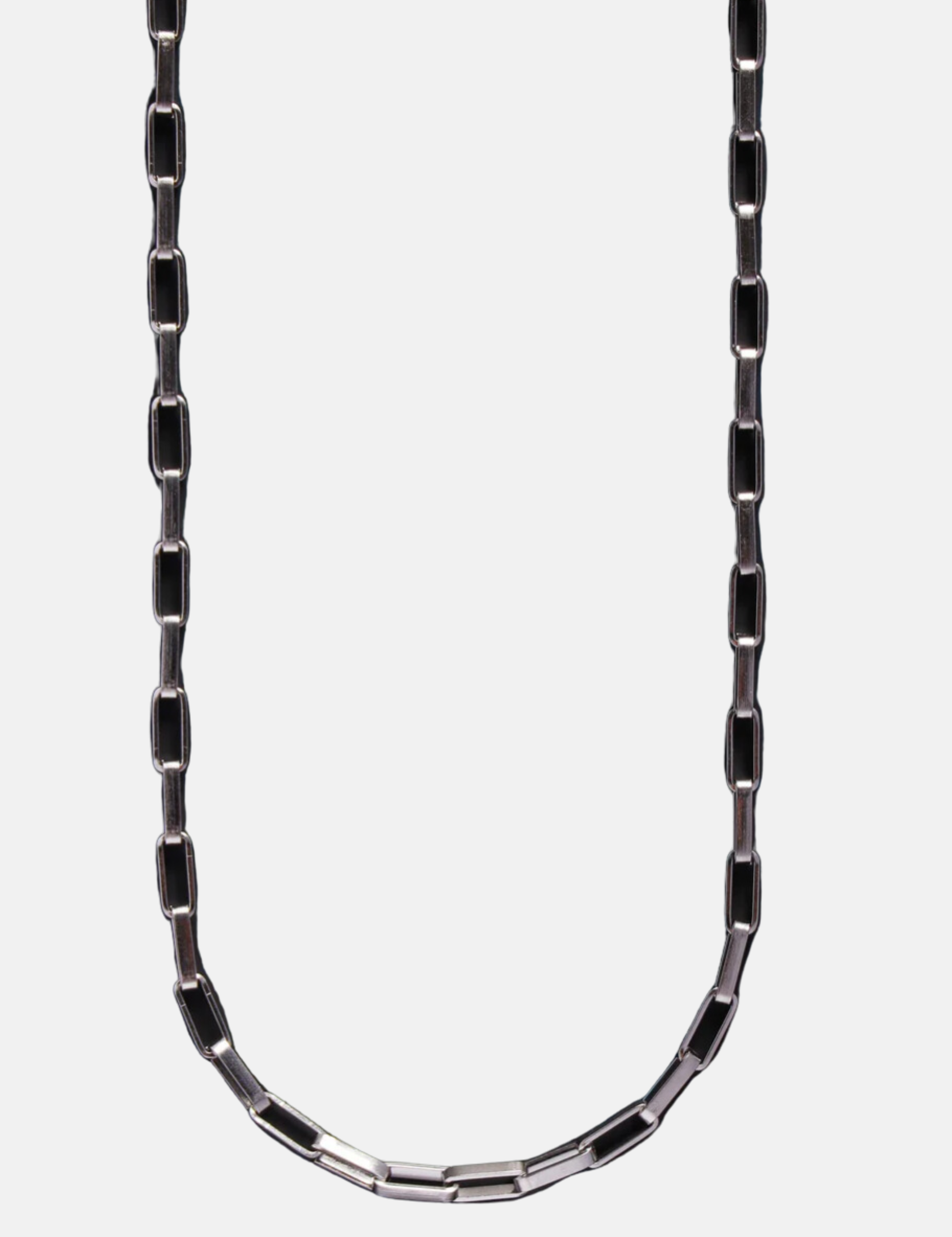 We Are All Smith Waterproof Elongated Box Steel Chain Men's Necklace Jewelry Men's Clothing Accessory Store Kempt Athens Georgia