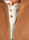 px clothing wilson faux suede bomber jacket light brown kempt athens ga georgia men's clothing store vegan leather