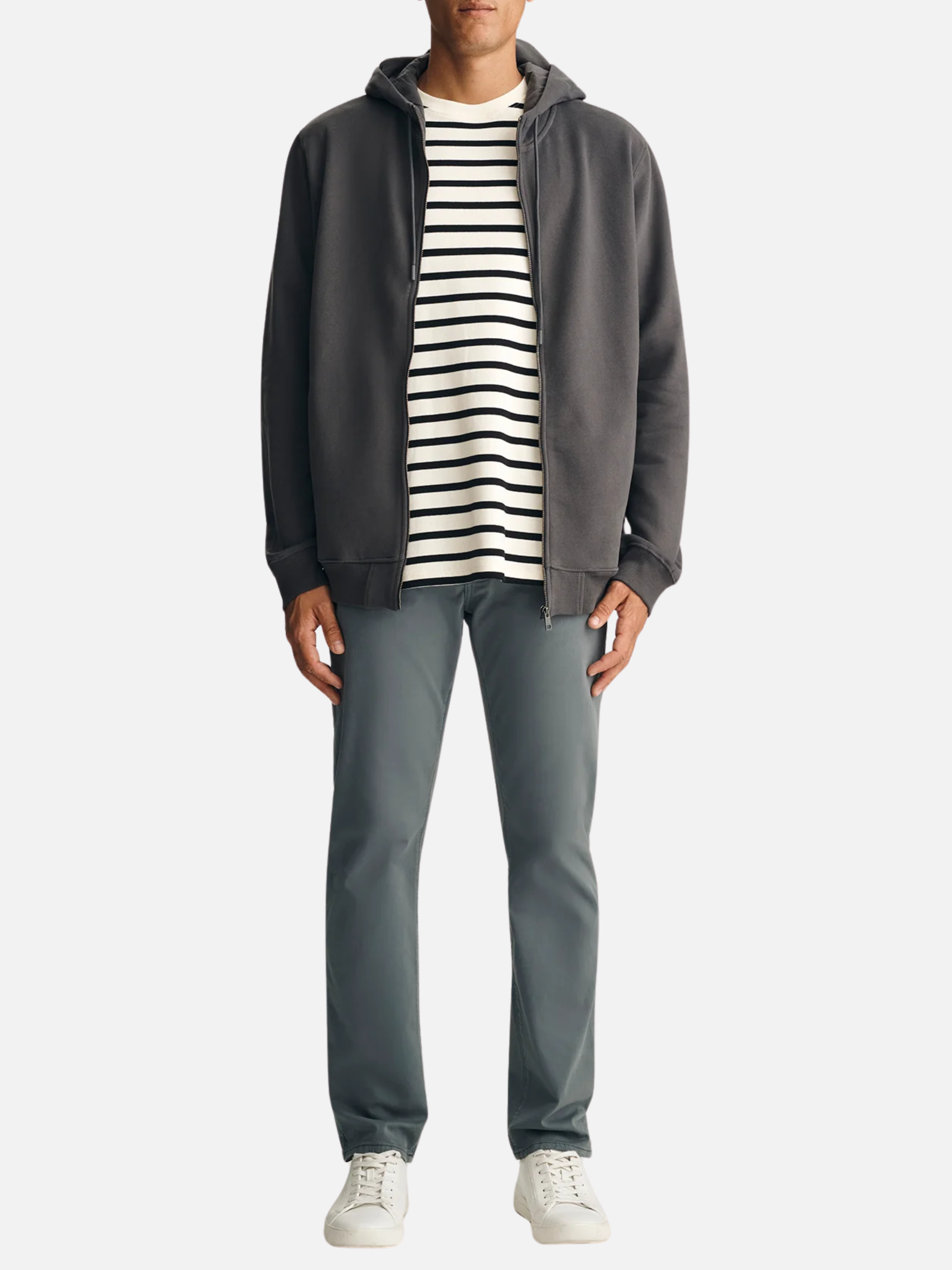 Zach Straight Leg Pant - Turbulence Twill