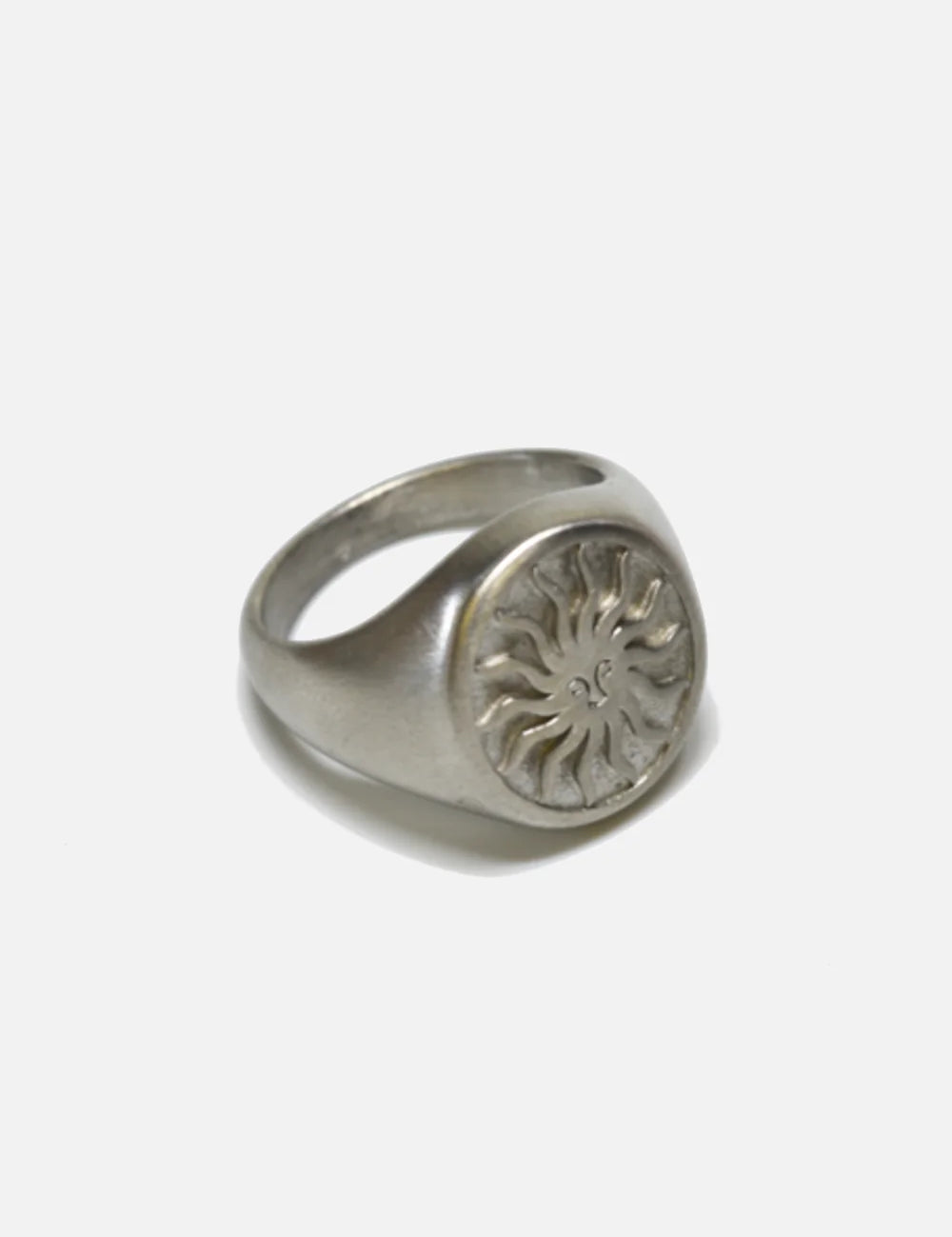Curated Basics Sun Ring engraved design silver ring accessories jewelry 