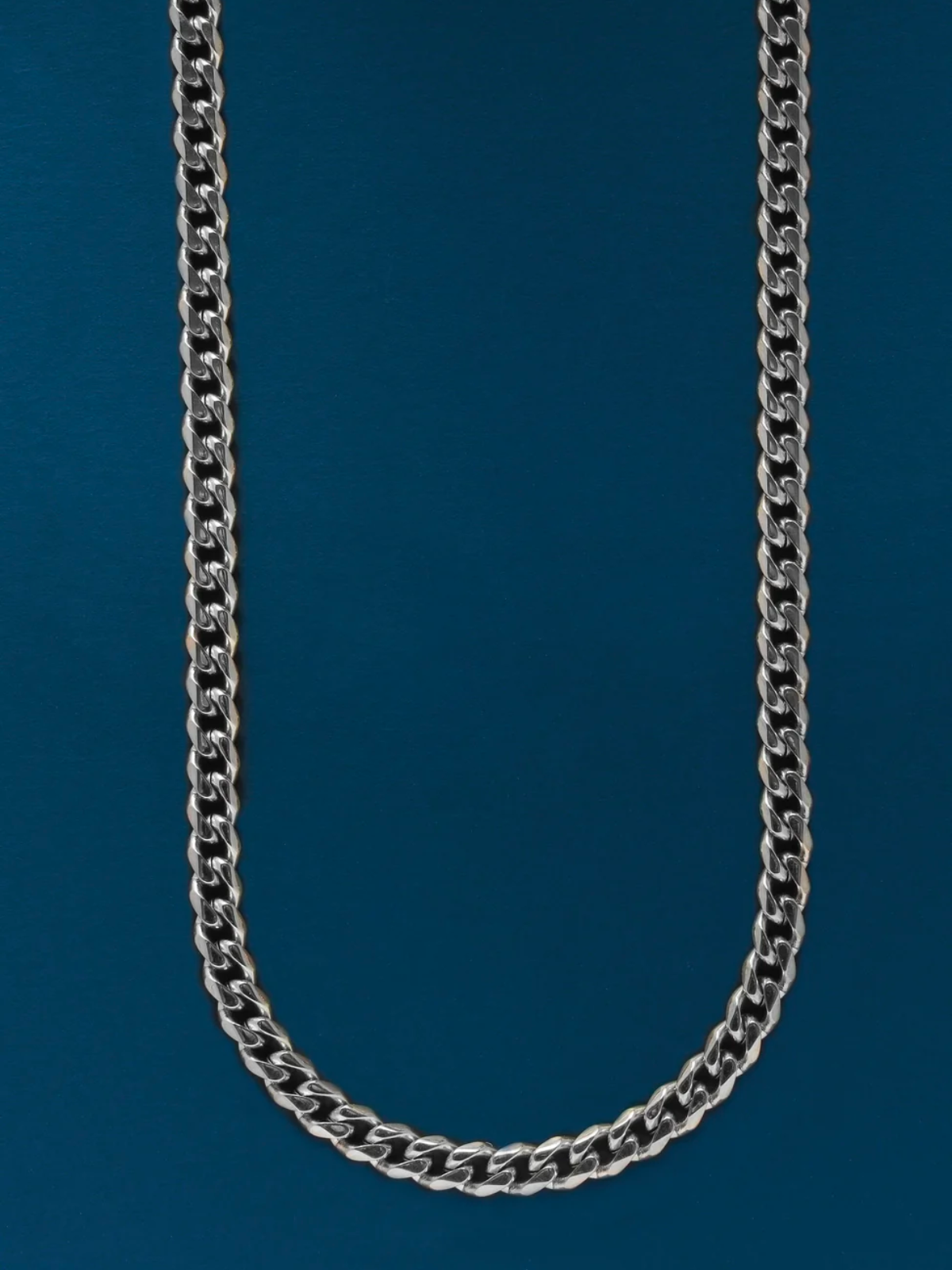Waterproof 5mm Cuban Chain Necklace