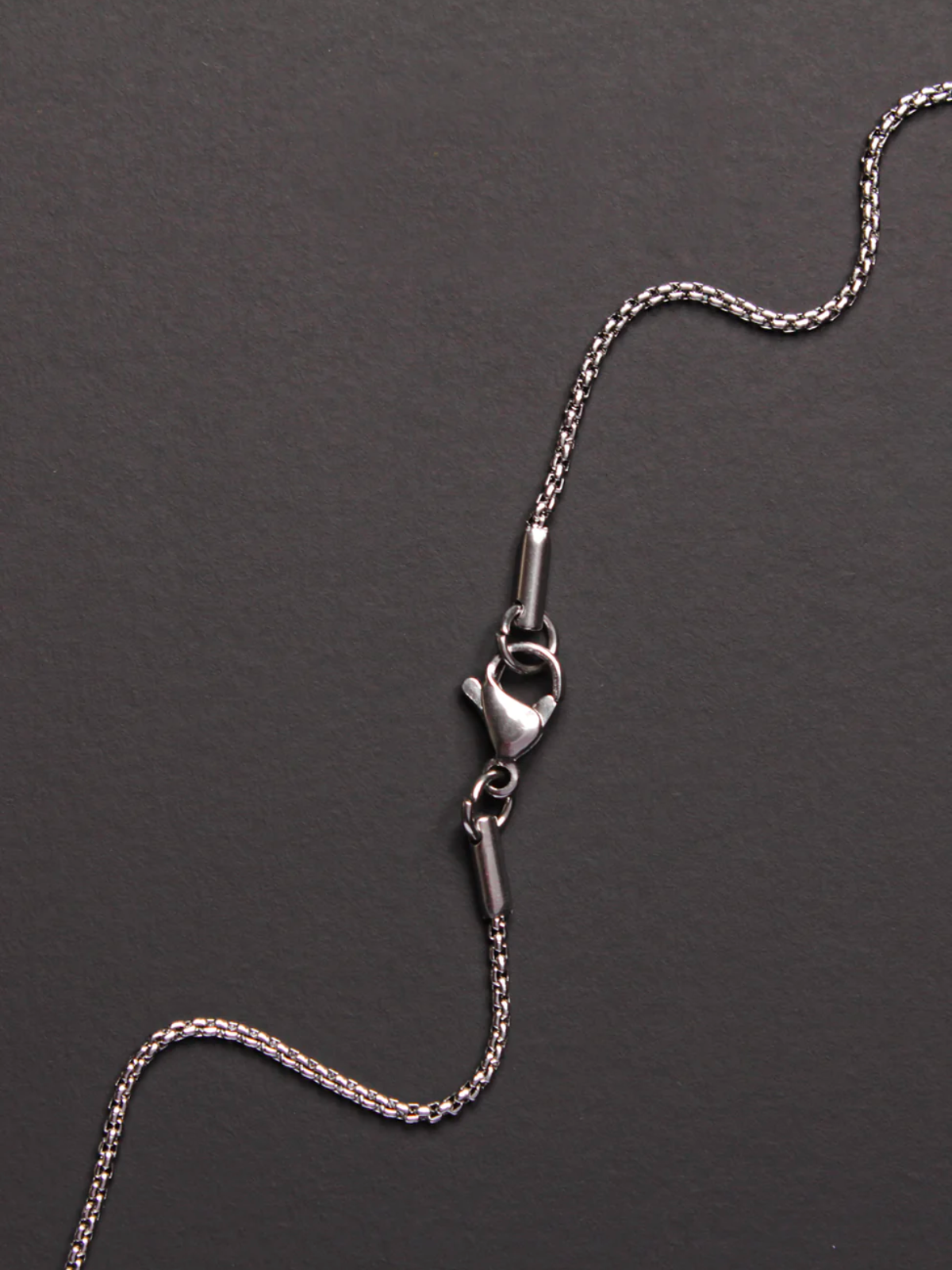 Medium Cross Steel Necklace