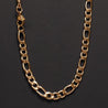 Figaro Chain Necklace 5mm Gold