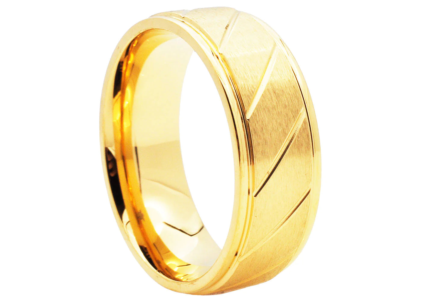 Gold Plated Steel Ring
