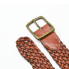 Curated Basics Belt Brown Woven Athens Georgia Men's Clothing Accessories