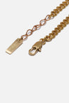 Curated Basics 5mm Thin Brass Chain Bracelet gold cuban chain clasp closure adjustable length Kempt Athens mens clothing store