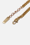Curated Basics 5mm Thin Brass Chain Bracelet gold cuban chain clasp closure adjustable length Kempt Athens mens clothing store